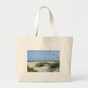 Grand Tote Bag Chemin vers l'île de Mer-Ocracoke