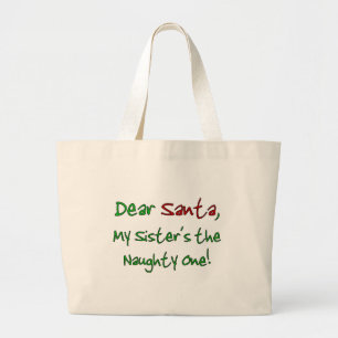 Grand Tote Bag Cher Père Noël