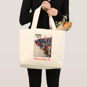 Grand Tote Bag Cherry Grove Pride Wagon Jumbo Canvas Fourre-tout