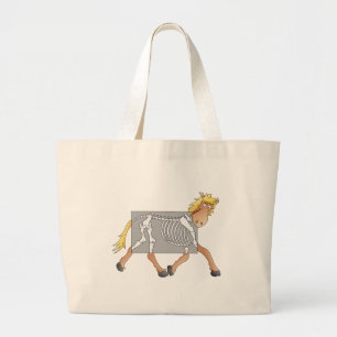 Grand Tote Bag Cheval ayant une radiographie