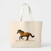 Grand Tote Bag Cheval de course (Devant)