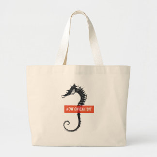 Grand Tote Bag Cheval de mer SUMI-e Fourre-tout