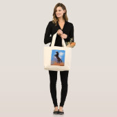 Grand Tote Bag Cheval d'élevage (Devant (modèle))