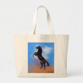 Grand Tote Bag Cheval d'élevage (Devant)