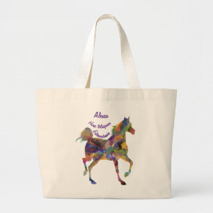 Grand Tote Bag Cheval Whisperer I Love Chevaux Personnaliser le n