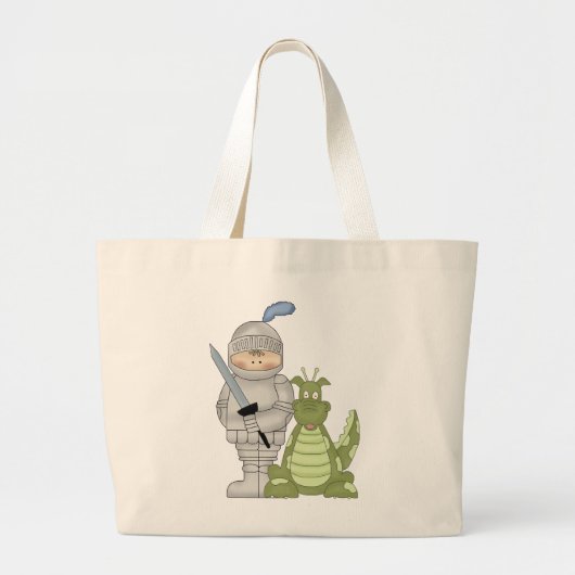 Grand Tote Bag Chevalier de dragon (Devant)