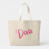 Grand Tote Bag Cheveux+Styliste "DIVA" (Dos)