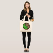 Grand Tote Bag Chèvre de Terre (Devant (modèle))
