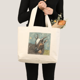 Grand Tote Bag Chèvre Vie-Grise de ferme