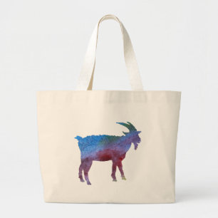 Grand Tote Bag Chèvres lavées par couleur