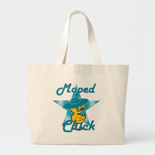Grand Tote Bag Chick à cyclomoteur #7 (Devant)