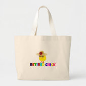 Grand Tote Bag Chick à la retraite, si mignon. (Devant)