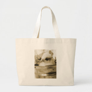 Grand Tote Bag Chick polonais à Sepia