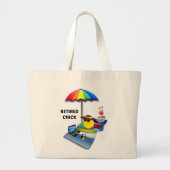 Grand Tote Bag Chick retraité (Devant)