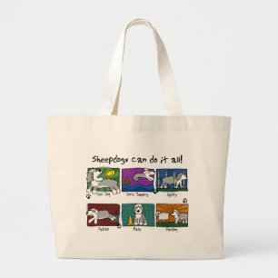 Grand Tote Bag Chien de chien anglais