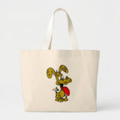 Grand Tote Bag Chien idiot (Devant)