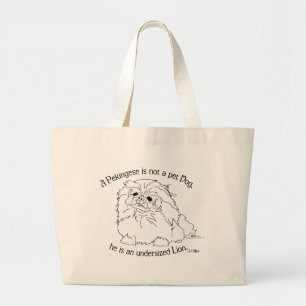 Grand Tote Bag Chien Pékinois