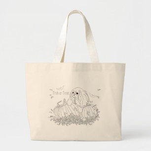Grand Tote Bag Chiens Pékinois