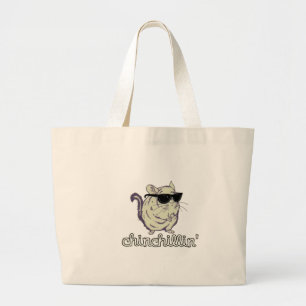 Grand Tote Bag Chinchilla jaune de Chinchillin