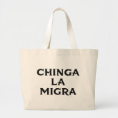 Grand Tote Bag Chinga LA Migra (Devant)
