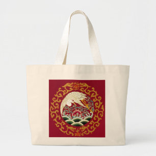 Grand Tote Bag Chinois Stork & Dragon