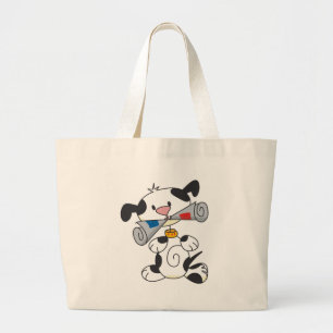 Grand Tote Bag Chiot avec le T-shirts et les cadeaux de journal