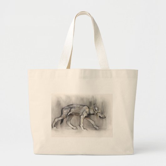 Grand Tote Bag Chiot maigre (Devant)