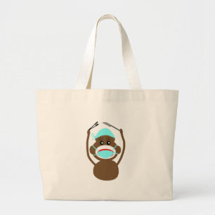 Grand Tote Bag Chirurgie générale d'argent de