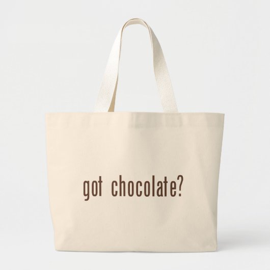 Grand Tote Bag chocolat obtenu ? (Devant)
