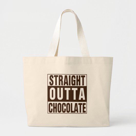 Grand Tote Bag Chocolate Straight Outta Brown (Devant)