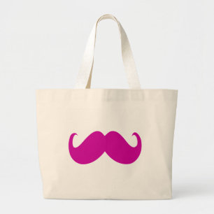 Grand Tote Bag Choisissez votre propre couleur de moustache