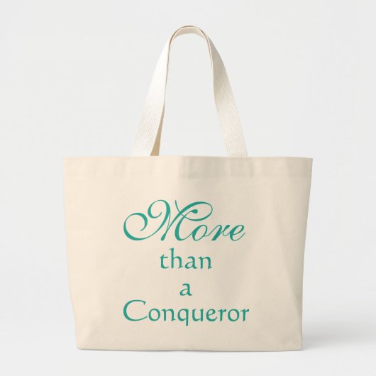 Grand Tote Bag Christian Plus qu'un conquérant (Devant)