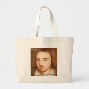Grand Tote Bag Christopher Marlowe "1er site" Citation d'amour Ca