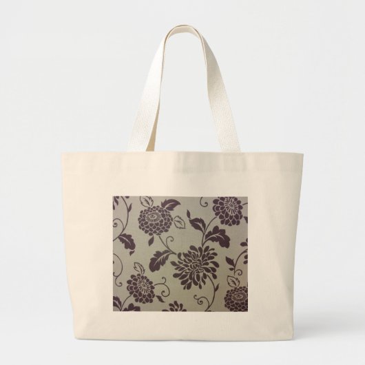 Grand Tote Bag Chrysanthèmes (Devant)