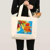 Grand Tote Bag Chute des Feuilles (Devant (produit))
