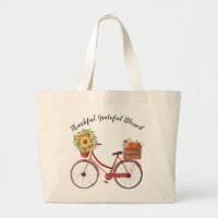 Chute. Vélo vintage avec Citrouilles, Tournesols