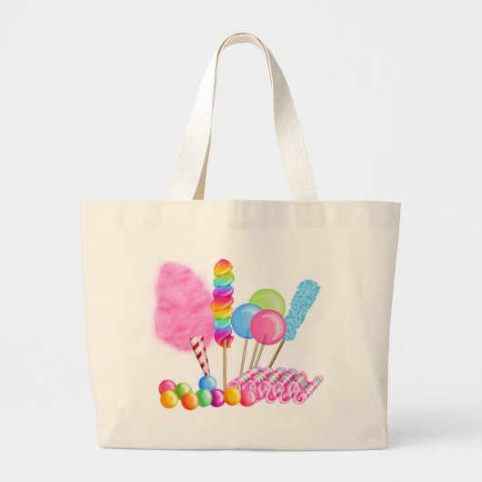 Grand Tote Bag Cirque de sucrerie (Devant)