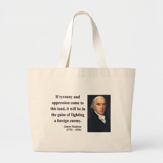 Grand Tote Bag Citation 2b de James Madison (Devant)