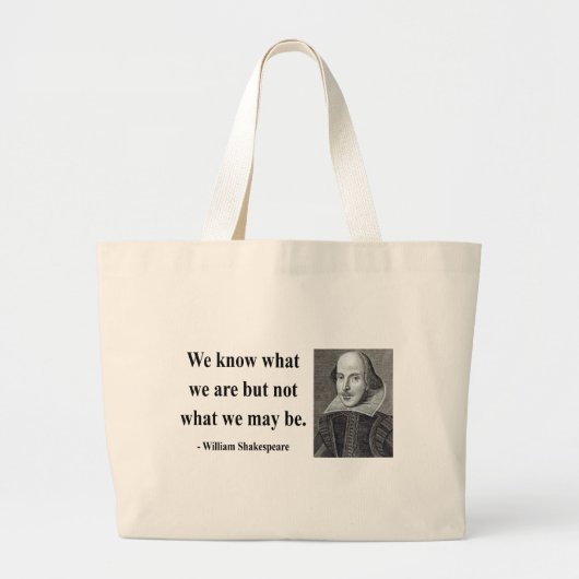 Grand Tote Bag Citation 3b de Shakespeare (Devant)