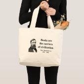 Grand Tote Bag Citation 9b de Thoreau (Devant (produit))