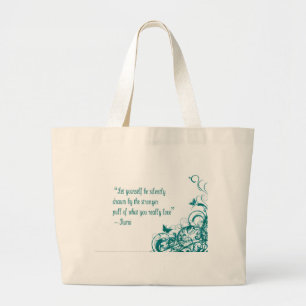 Grand Tote Bag Citation d'amour de Rumi