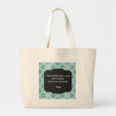 Grand Tote Bag Citation de Gratitude Rumi (Devant)