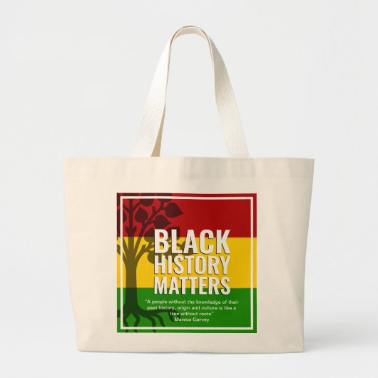 Grand Tote Bag Citation de MARCUS GARVEY BHM (Devant)