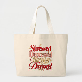 Grand Tote Bag Citation drôle et message impertinent Coquette
