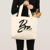 Grand Tote Bag Citations d'inspiration Boho (Devant (produit))