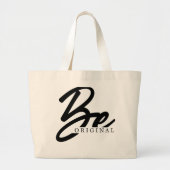 Grand Tote Bag Citations d'inspiration Boho (Devant)