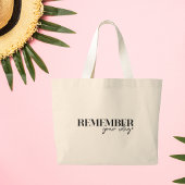 Grand Tote Bag Citations d'inspiration Boho