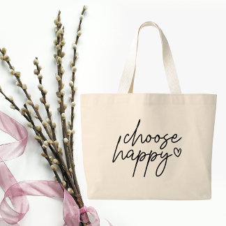 Grand Tote Bag Citations d'inspiration Boho