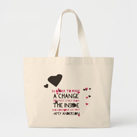 Grand Tote Bag Citations Girly (Devant)