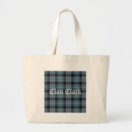 Grand Tote Bag Clan Clark Tartan (Devant)